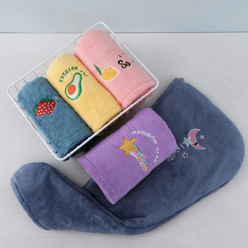 Quickly Dry Hair Microfiber Towel Wrap Super Absorbent